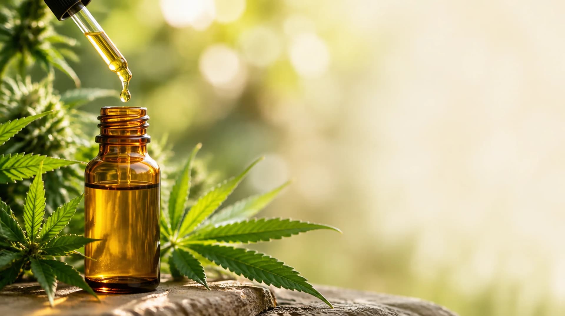 CBD botanical product imagery